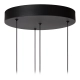 TAMINO - Lampa wisząca - Ø 36 cm - LED Dim. - 4x5,2W 3000K - Black 74419/20/30 Lucide